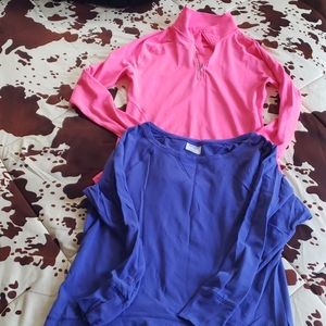 Long-sleeved workout shirt bundle